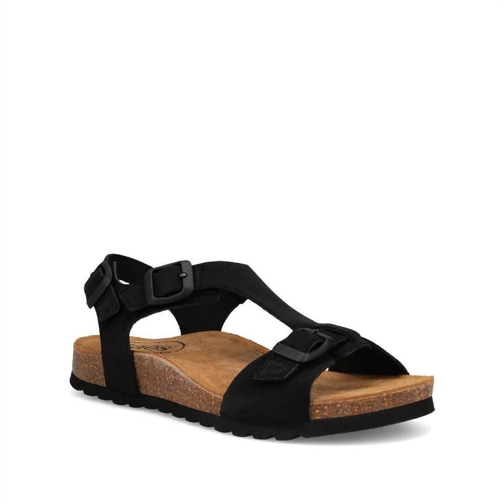 NEW TAOS women’s mvp sandal in black suede